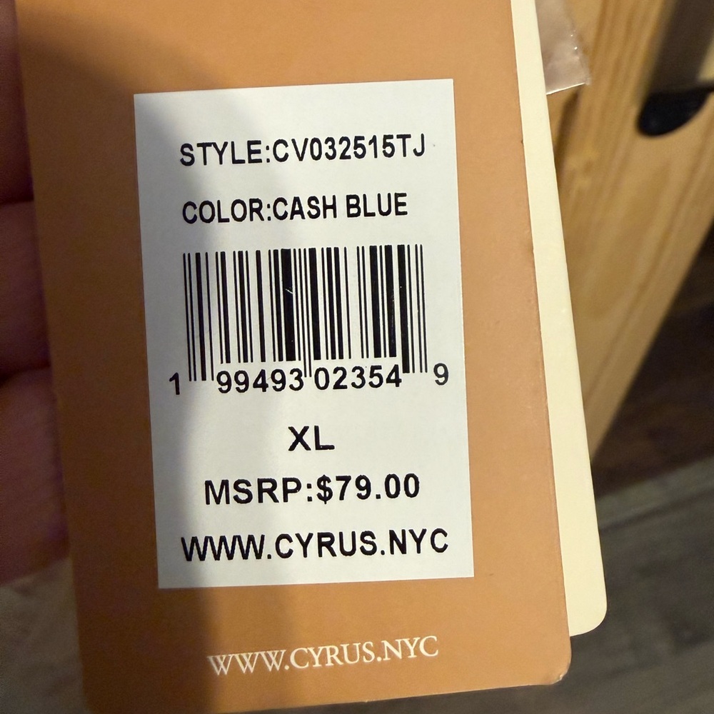 Cyrus Soft Blue Cable Knit Sweater - Picture 6 of 10